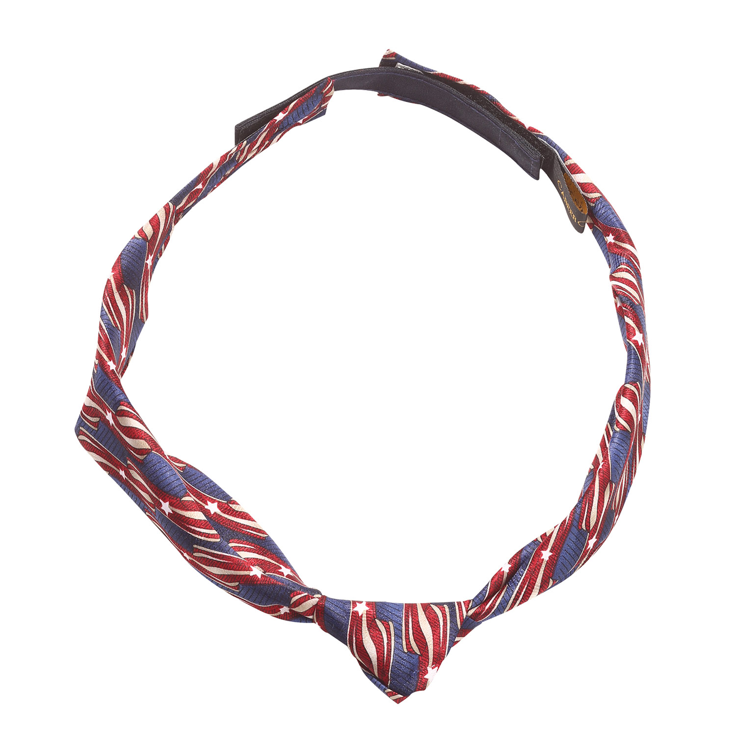 NEW KNOTTED TIE FEMALE POSTAL STARS AND STRIPES
