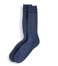 3-PACK SOCKS, CREW NAVY